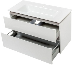 Ceruttispa Мебель для ванной Романья grey 100 подвесная – фотография-3